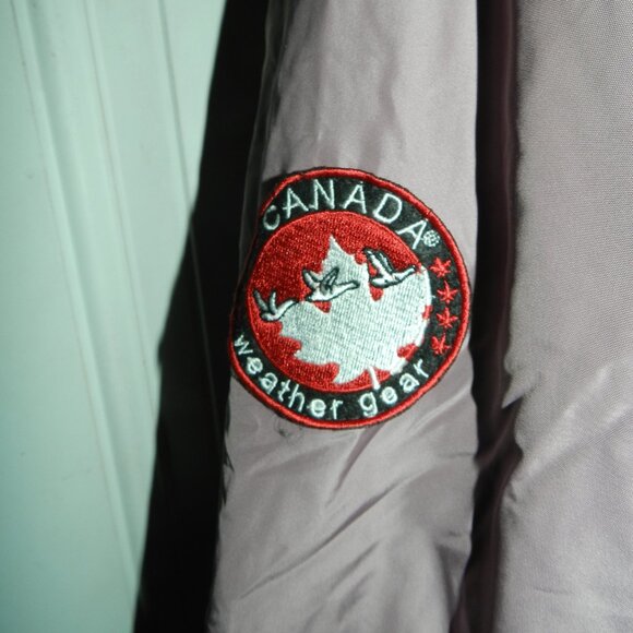 Canada Weather Gear Fur Lined Hooded Parka Jacket Burgundy - Picture 11 of 16